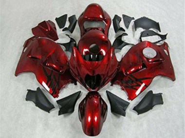 Affordable 1996-2007 Suzuki GSXR 1300 Hayabusa Motorcycle Fairing - Red Black UK