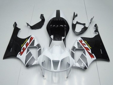 Affordable 2000-2006 Honda VTR1000 Motorcycle Fairings - White Glossy Black UK