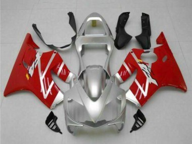Affordable 2001-2003 Honda CBR600 F4i Motorcycle Fairings Kits - Silver Red UK