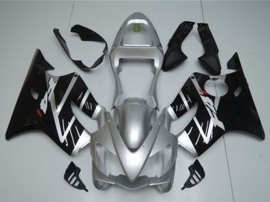 Affordable 2001-2003 Honda CBR600 F4i Motorcycle Fairing - Silver Glossy Black UK