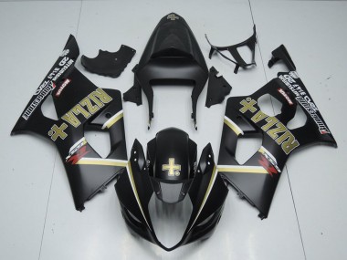 Affordable 2003-2004 Suzuki GSXR 1000 Motorcycle Fairings - Matte Black Rizla UK
