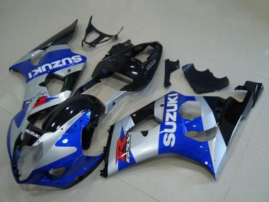 Affordable 2003-2004 Suzuki GSXR 1000 Motorcycle Fairings - Silver Blue Glossy Black Red UK