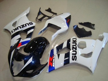 Affordable 2003-2004 Suzuki GSXR 1000 Motorcycle Fairings - White Blue Dark Blue Red UK