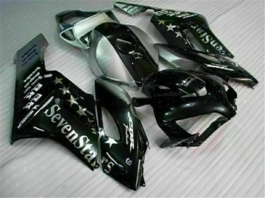 Affordable 2004-2005 Honda CBR1000RR Motorcycle Fairings - Silver Glossy Black SevenStars UK
