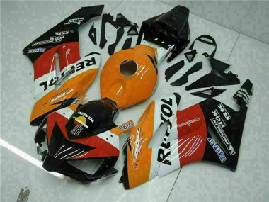 Affordable 2004-2005 Honda CBR1000RR Motorcycle Fairings - Orange White Red Black Repsol UK