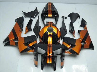 Affordable 2005-2006 Honda CBR600RR Bike Fairings - Orange Black UK