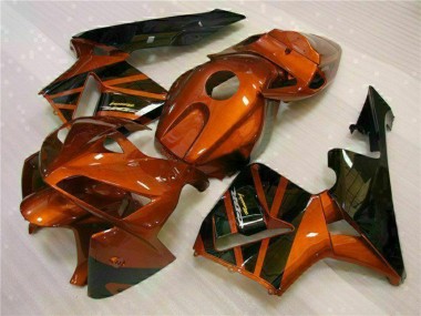 Affordable 2005-2006 Honda CBR600RR Motorcycle Fairing Kits - Orange Black UK