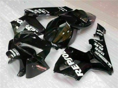 Affordable 2005-2006 Honda CBR600RR Motorcycle Fairings - Black Repsol UK
