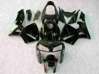 Affordable 2005-2006 Honda CBR600RR Motorcycle Fairings - Glossy Black White UK