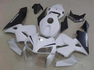 Affordable 2005-2006 Honda CBR600RR Motorcycle Fairings Kit - White Black UK