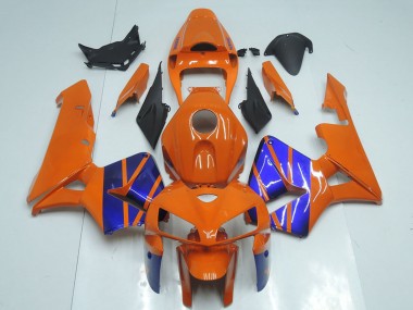 Affordable 2005-2006 Honda CBR600RR Motorcycle Fairings - Orange Blue UK
