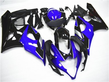 Affordable 2005-2006 Suzuki GSXR 1000 Motorcycle Fairing Kits - Blue Black UK