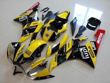 Affordable 2006-2007 Yamaha YZF R6 Motorcycle Fairings - Yellow Glossy Black Red Green Motul Monster UK
