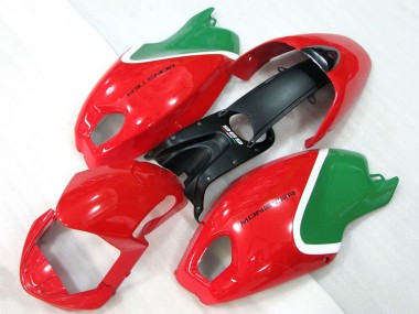 Affordable 2008-2012 Ducati Monster 696 Motorcycle Fairings - Red White Green UK