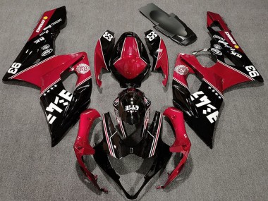 Affordable 2005-2006 Suzuki GSXR 1000 Motorcycle Fairings - Red Glossy Black White UK