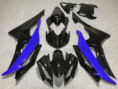 Affordable 2008-2016 Yamaha R6 Motorcycle Fairings - Blue Glossy Black UK