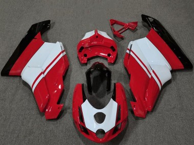 Affordable 2003-2004 Ducati 749 999 Motorcycle Fairings - White Red Glossy Black UK