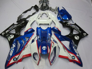 Affordable 2009-2014 BMW S1000RR Motorcycle Fairing - White Red Blue Glossy Black HP UK