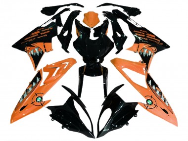 Affordable 2015-2016 BMW S1000RR Motorcycle Fairings - Orange Glossy Black Shark UK