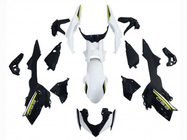 Affordable 2020-2023 Kawasaki Ninja Z650 Motorcycle Fairings - White Black Green UK