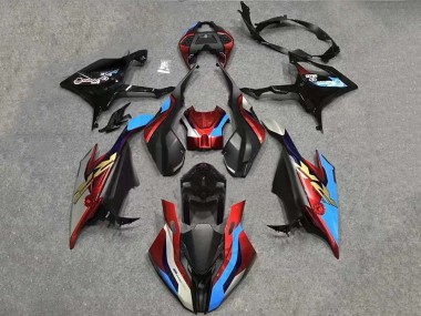 Affordable 2019-2022 BMW S1000RR Motorcycle Fairing Kits - White Blue Red Black UK