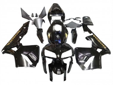 Affordable 2005-2006 Honda CBR600RR Motorcycle Fairings - Black with Gold Logo UK