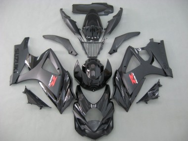 Affordable 2007-2008 Suzuki GSXR 1000 Motorcycle Fairings - Matte Black Glossy Black UK