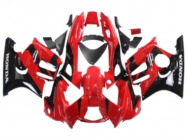 Affordable 1997-1998 Honda CBR600 F3 Motorcycle Fairings - Red Glossy Black UK