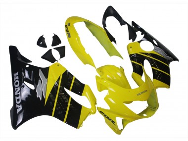 Affordable 1999-2000 Honda CBR600 F4 Motorcycle Fairings - Yellow Glossy Black UK