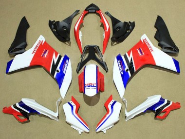 Affordable 2011-2013 Honda CBR600F Motorcycle Fairings - White Red Blue UK
