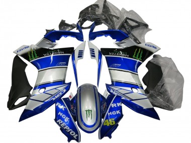 Affordable 2011-2013 Honda CBR600F Motorcycle Fairings - Silver Blue Glossy Black Green Repsol Monster UK