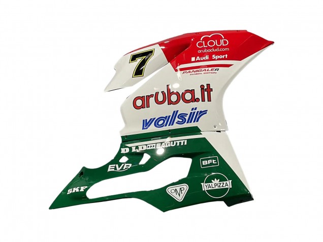 2015-2020 Ducati 959/1299 Motorcycle Fairings - White Red Green Valsir Fiamm 7 UK