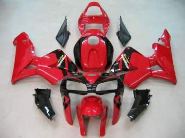 Affordable 2005-2006 Honda CBR600RR Motorcycle Fairing - Red Black UK