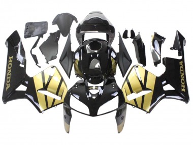 Affordable 2005-2006 Honda CBR600RR Motorcycle Fairing - Black Gold UK