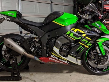 Affordable 2011-2015 Kawasaki ZX10R Motorcycle Fairings - Green Yellow Black White Elf Monster UK