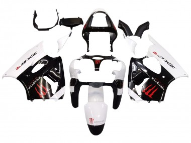 Affordable 2000-2002 Kawasaki ZX6R Motorcycle Fairings - White Black Red Monster UK
