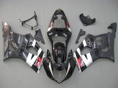 Affordable 2003-2004 Suzuki GSXR 1000 Motorcycle Fairings - Glossy Black White Grey Red UK