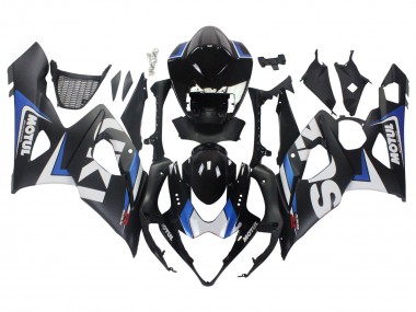 Affordable 2005-2006 Suzuki GSXR 1000 Motorcycle Fairings - Black Blue White Motul UK
