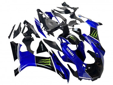 Affordable 2015-2019 Yamaha YZF 1000 R1 Motorcycle Fairings - Blue Glossy Black Green Monster UK