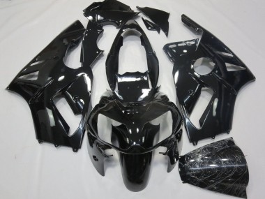 Affordable 2000-2001 Kawasaki ZX12R Motorcycle Fairings - Glossy Black UK