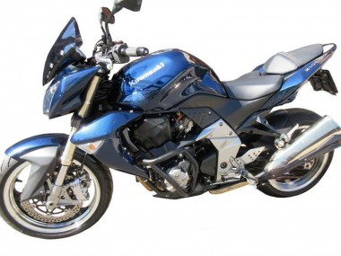 Affordable 2007-2009 Kawasaki Z1000 Motorcycle Fairings - Blue Silver UK