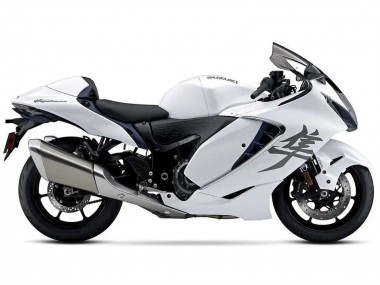 Affordable 2021-2025 White Suzuki GSXR 1300 Hayabusa Motorcycle Fairings UK