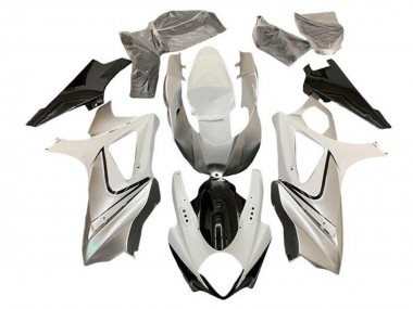 Affordable 2005-2006 Suzuki GSXR 1000 Motorcycle Fairing - Glossy White Silver Black UK