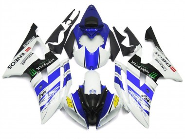 Affordable 2008-2016 Yamaha YZF R6 Motorcycle Fairings - White Blue Glossy Black Green Monster ENEOS 46 UK