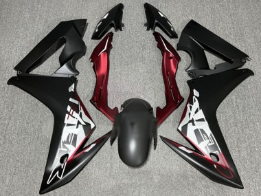 Affordable 2014-2016 Honda CBR650F Motorcycle Fairings - Matte Black Red UK