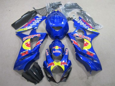 Affordable 2007-2008 Suzuki GSXR 1000 Motorcycle Fairings - Blue Yellow Black Red Bull UK