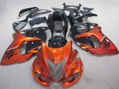 Affordable 2008-2020 Suzuki GSXR 1300 Hayabusa Motorcycle Fairings - Orange Black UK