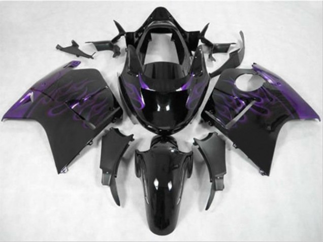 1996-2007 Dark Purple Flame Honda CBR1100XX Motorcycle Fairings