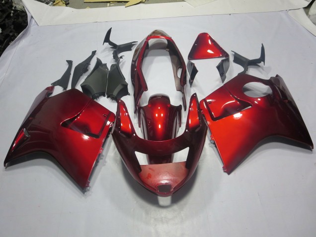 1996-2007 Deep Red Honda CBR1100XX Motorcycle Fairings
