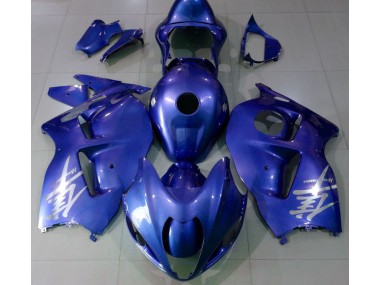 1997-2007 Gloss Blue & Silver Logo Suzuki GSXR 1300 Hayabusa Motorcycle Fairings